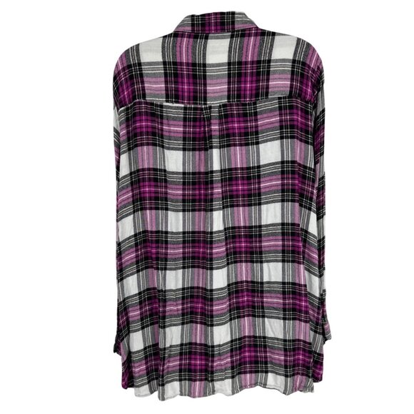 Lane Bryant Womens Long Sleeve Button-Up Shirt With Chest Pockets Size 18/20 - Picture 5 of 9